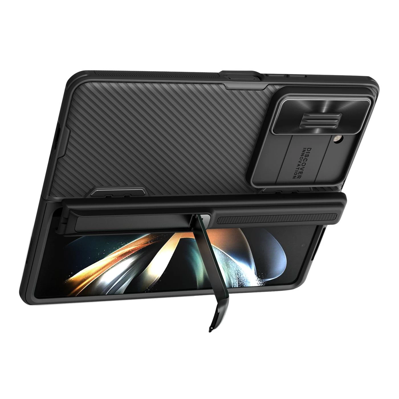 Samsung Galaxy Z Fold 5 skal svart NILLKIN CAMSHIELD FOLD (BRACKET VERSION)