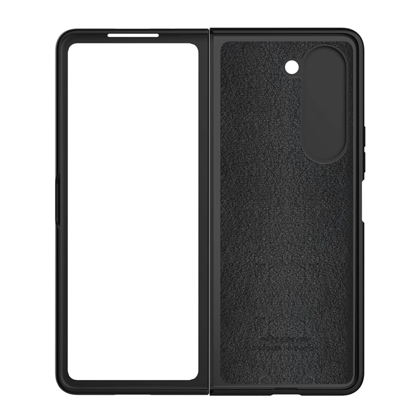 Samsung Galaxy Z Fold 5 skal svart NILLKIN CAMSHIELD SILKY SILICON