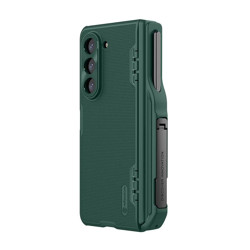 Samsung Galaxy Z Fold 5 skal grön NILLKIN SUPER FROSTED SHIELD (PEN HOLDER VERSION)