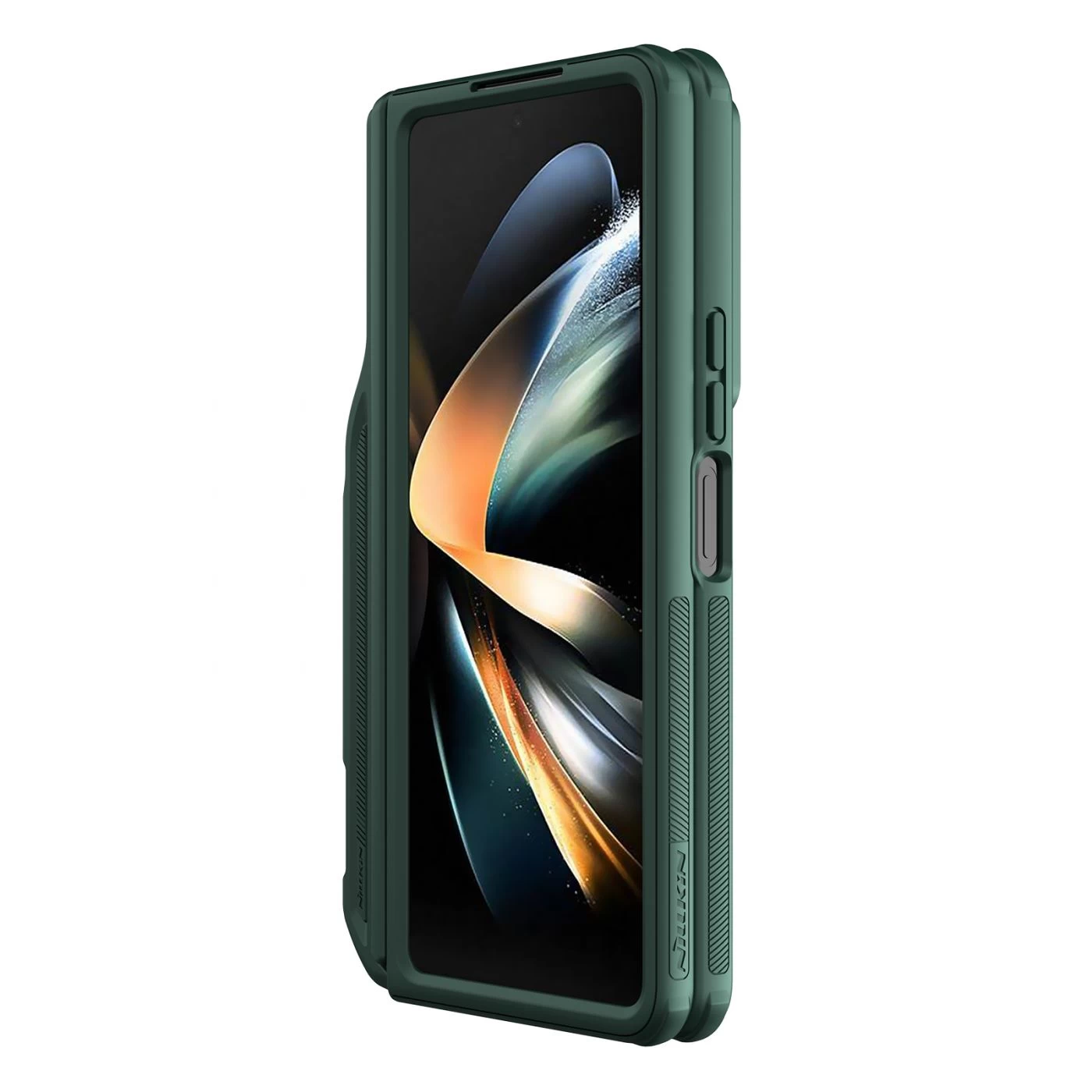 Samsung Galaxy Z Fold 5 skal grön NILLKIN CAMSHIELD FOLD (PEN HOLDER VERSION)
