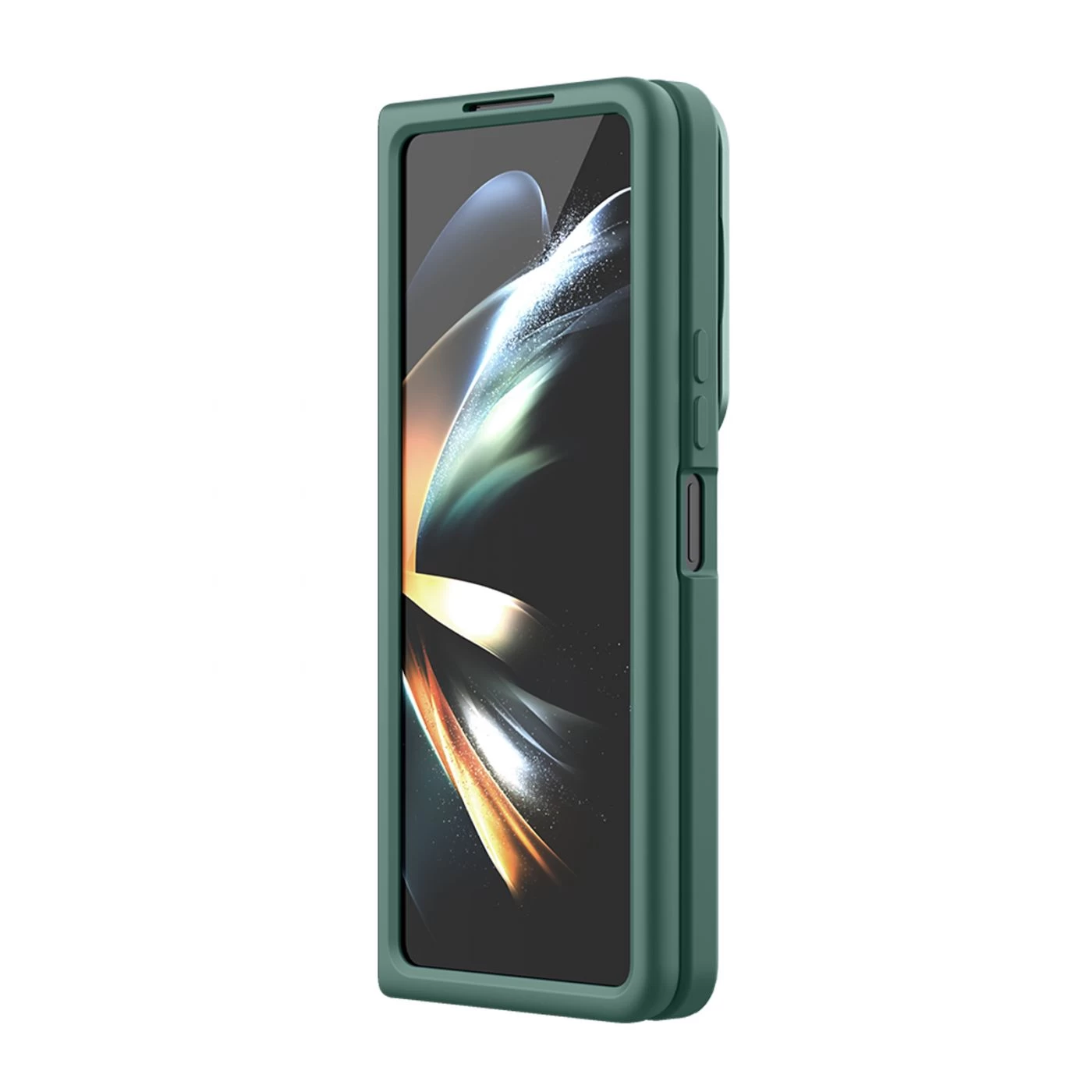 Samsung Galaxy Z Fold 5 skal grön NILLKIN CAMSHIELD SILKY SILICON