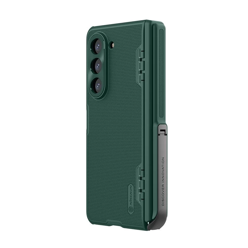 Samsung Galaxy Z Fold 5 vāciņš zaļš NILLKIN SUPER FROSTED SHIELD (BRACKET VERSION)