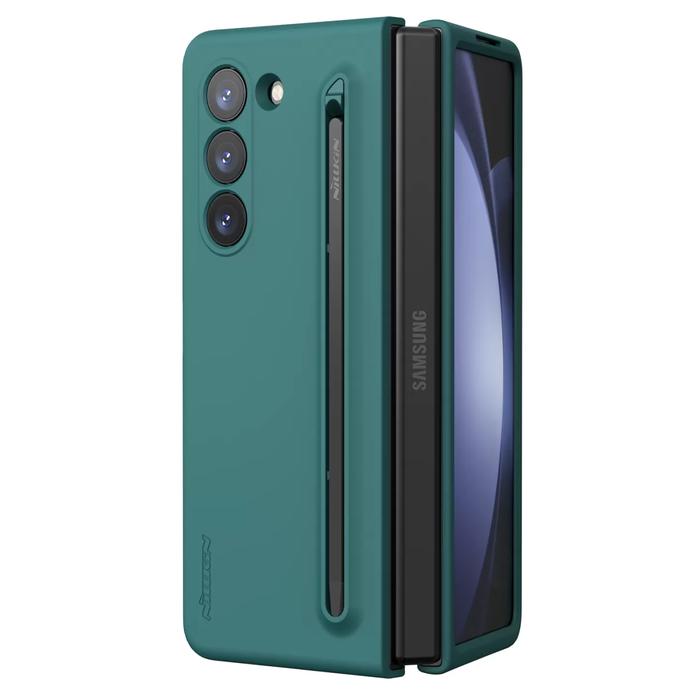 Samsung Galaxy Z Fold 5 case green NILLKIN FLEX PURE FOLD (S PEN Version)