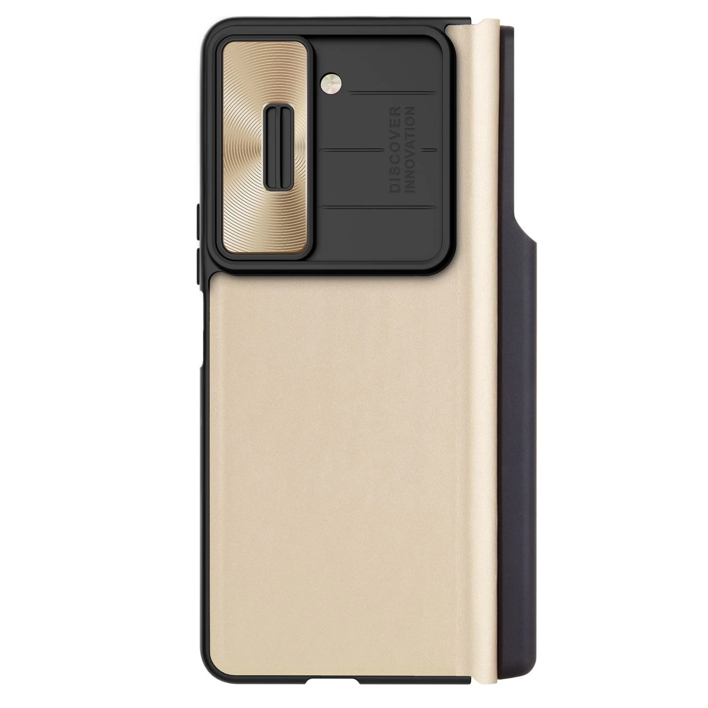 Samsung Galaxy Z Fold 5 fodral gyllene NILLKIN QIN PRO LEATHER