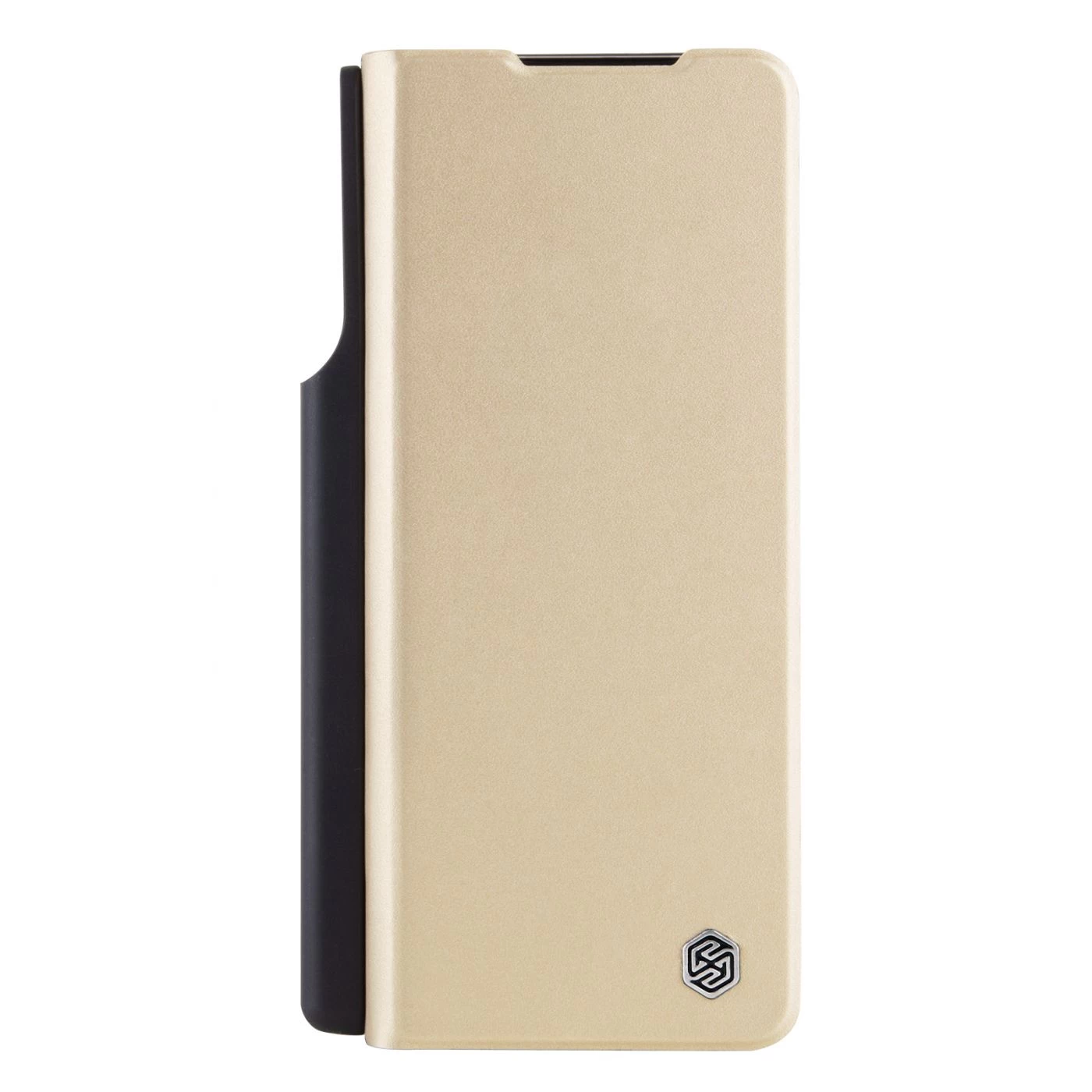 Samsung Galaxy Z Fold 5 fodral gyllene NILLKIN QIN PRO LEATHER