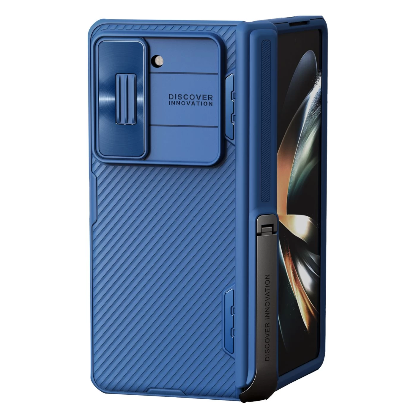 Samsung Galaxy Z Fold 5 skal blå NILLKIN CAMSHIELD FOLD (BRACKET VERSION)