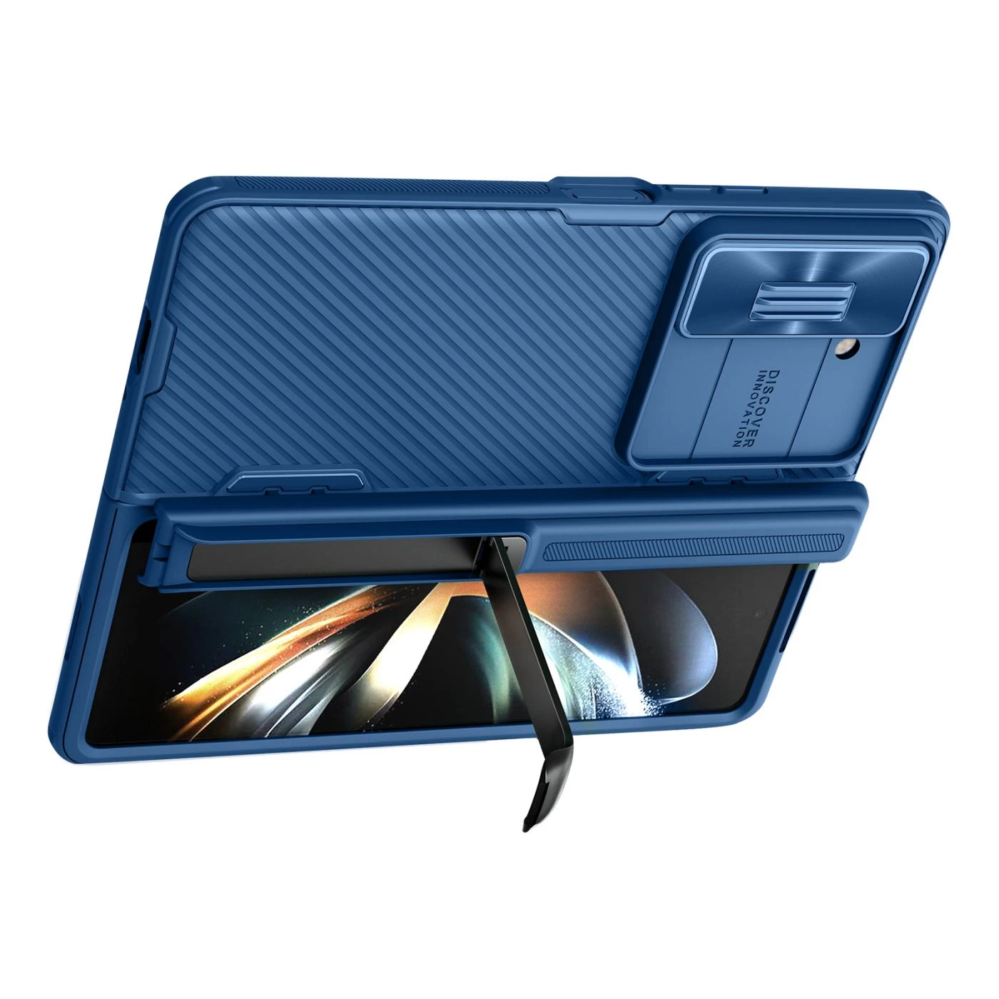 Samsung Galaxy Z Fold 5 skal blå NILLKIN CAMSHIELD FOLD (BRACKET VERSION)