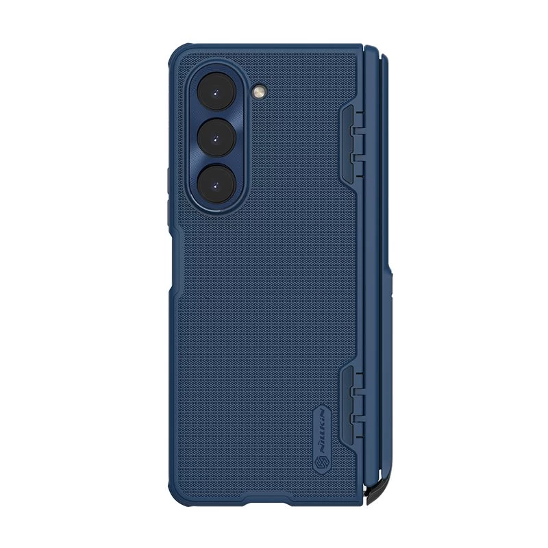 Samsung Galaxy Z Fold 5 vāciņš zils NILLKIN SUPER FROSTED SHIELD (BRACKET VERSION)