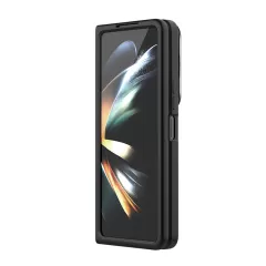 Samsung Galaxy Z Fold 5 vāciņš melns NILLKIN CAMSHIELD SILKY SILICONE (BRACKET VERSION) Copy
