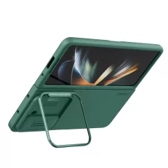Samsung Galaxy Z Fold 5 vāciņš zaļš NILLKIN CAMSHIELD SILKY SILICONE (BRACKET VERSION)