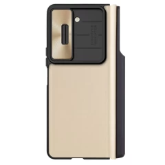 Samsung Galaxy Z Fold 5 fodral gyllene NILLKIN QIN PRO LEATHER