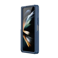 Samsung Galaxy Z Fold 5 vāciņš zils NILLKIN SUPER FROSTED SHIELD (BRACKET VERSION)