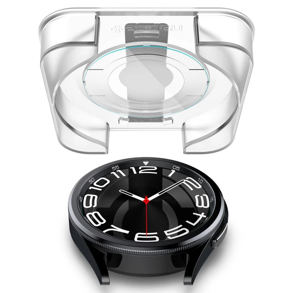 Samsung Galaxy Watch 6 Classic apsauginis stiklas SPIGEN GLAS.TR ”EZ-FIT” 2-PACK (43 MM)