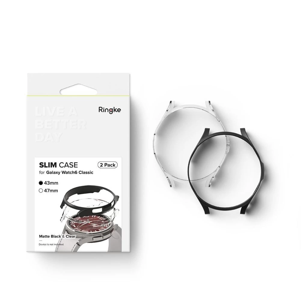 Samsung Galaxy Watch 6 Classic dėklas RINGKE SLIM 2-PACK (43 MM)