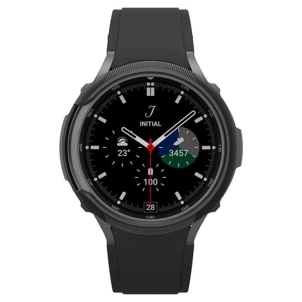 Samsung Galaxy Watch 6 Classic dėklas Juoda SPIGEN LIQUID AIR (43 MM)
