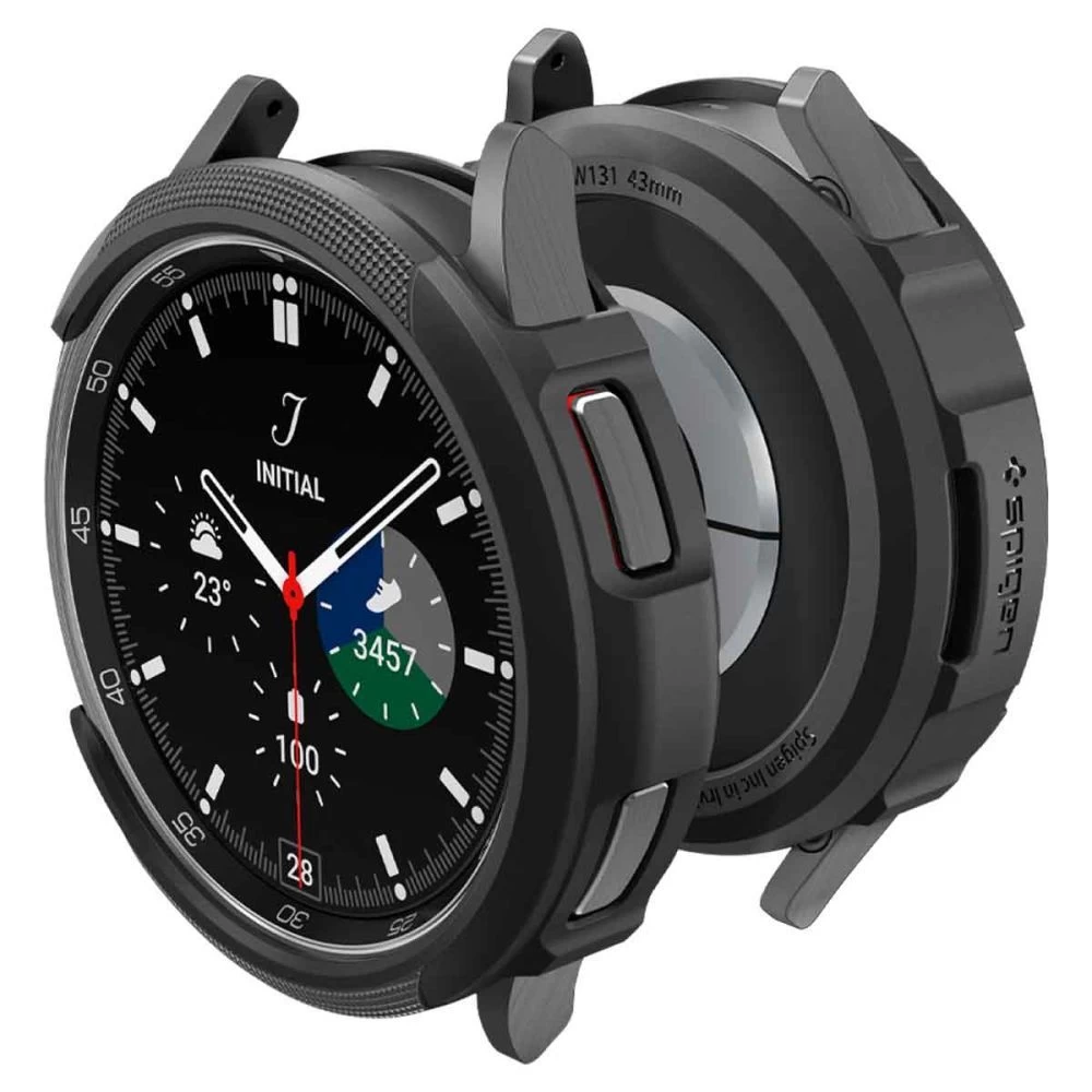 Samsung Galaxy Watch 6 Classic dėklas Juoda SPIGEN LIQUID AIR (43 MM)