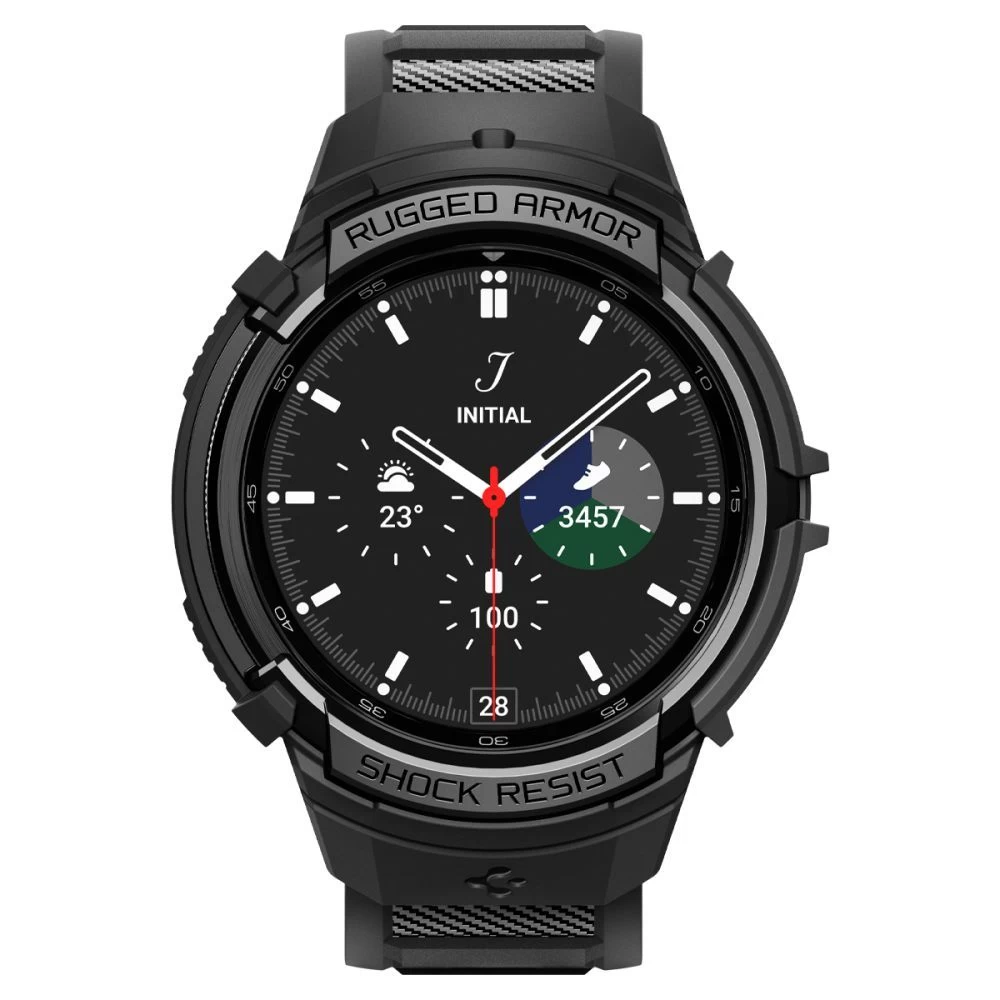 Samsung Galaxy Watch 6 Classic dirželis Juoda SPIGEN RUGGED ARMOR ”PRO” (43 MM)