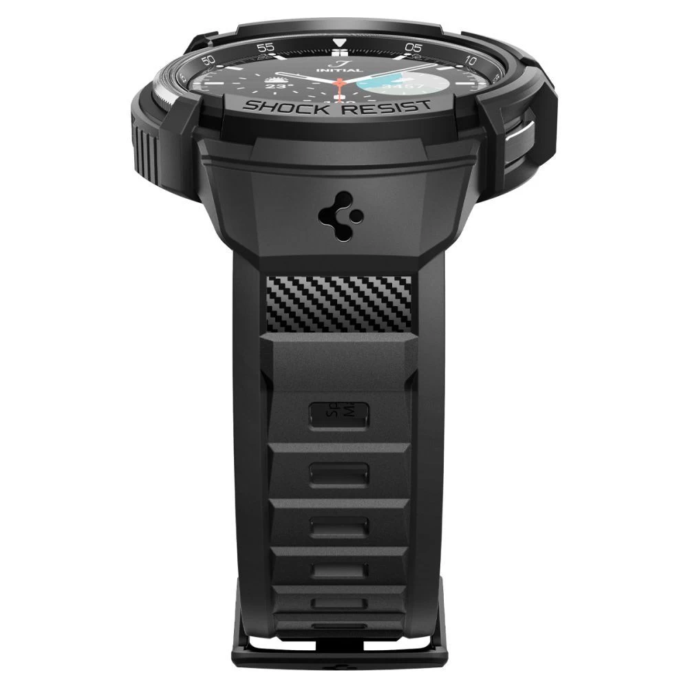 Samsung Galaxy Watch 6 Classic dirželis Juoda SPIGEN RUGGED ARMOR ”PRO” (43 MM)