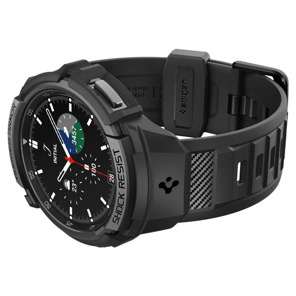 Samsung Galaxy Watch 6 Classic dirželis Juoda SPIGEN RUGGED ARMOR ”PRO” (43 MM)