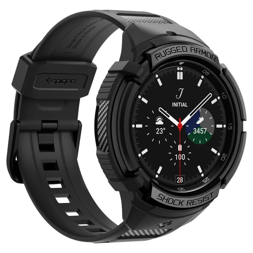 Samsung Galaxy Watch 6 Classic dirželis Juoda SPIGEN RUGGED ARMOR ”PRO” (43 MM)