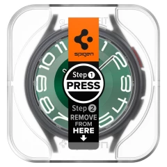 Samsung Galaxy Watch 6 Classic apsauginis stiklas  SPIGEN GLAS.TR ”EZ-FIT” 2-PACK (47 MM)