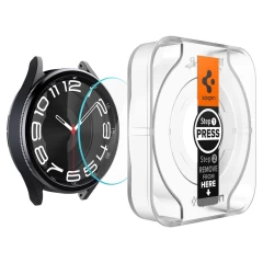 Samsung Galaxy Watch 6 Classic apsauginis stiklas  SPIGEN GLAS.TR ”EZ-FIT” 2-PACK (43 MM)