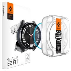 Galaxy Watch Galaxy Watch 6 Classic apsauginis stiklas SPIGEN GLAS.TR ”EZ-FIT” 2-PACK Samsung Galaxy Watch 6 Classic (43 MM)