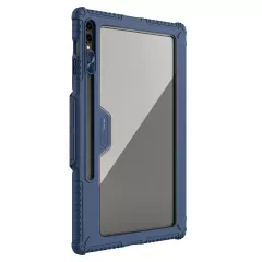 Samsung Galaxy Tab S9 Ultra Planšetės dėklas mėlyna NILLKIN BUMPER LEATHER PRO