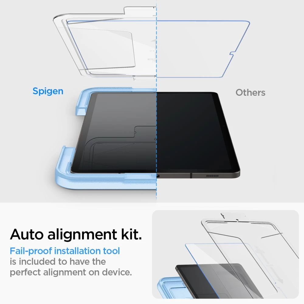 Samsung Galaxy Tab S9 Plus tablet skärmskydd  SPIGEN GLAS.TR ”EZ FIT” (12.4)