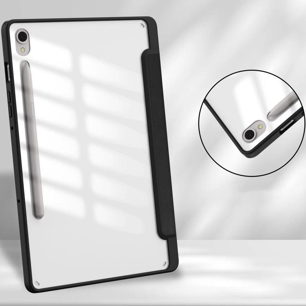Samsung Galaxy Tab S9 Plus tablet case black TECH-PROTECT SC PEN HYBRID (12.4)