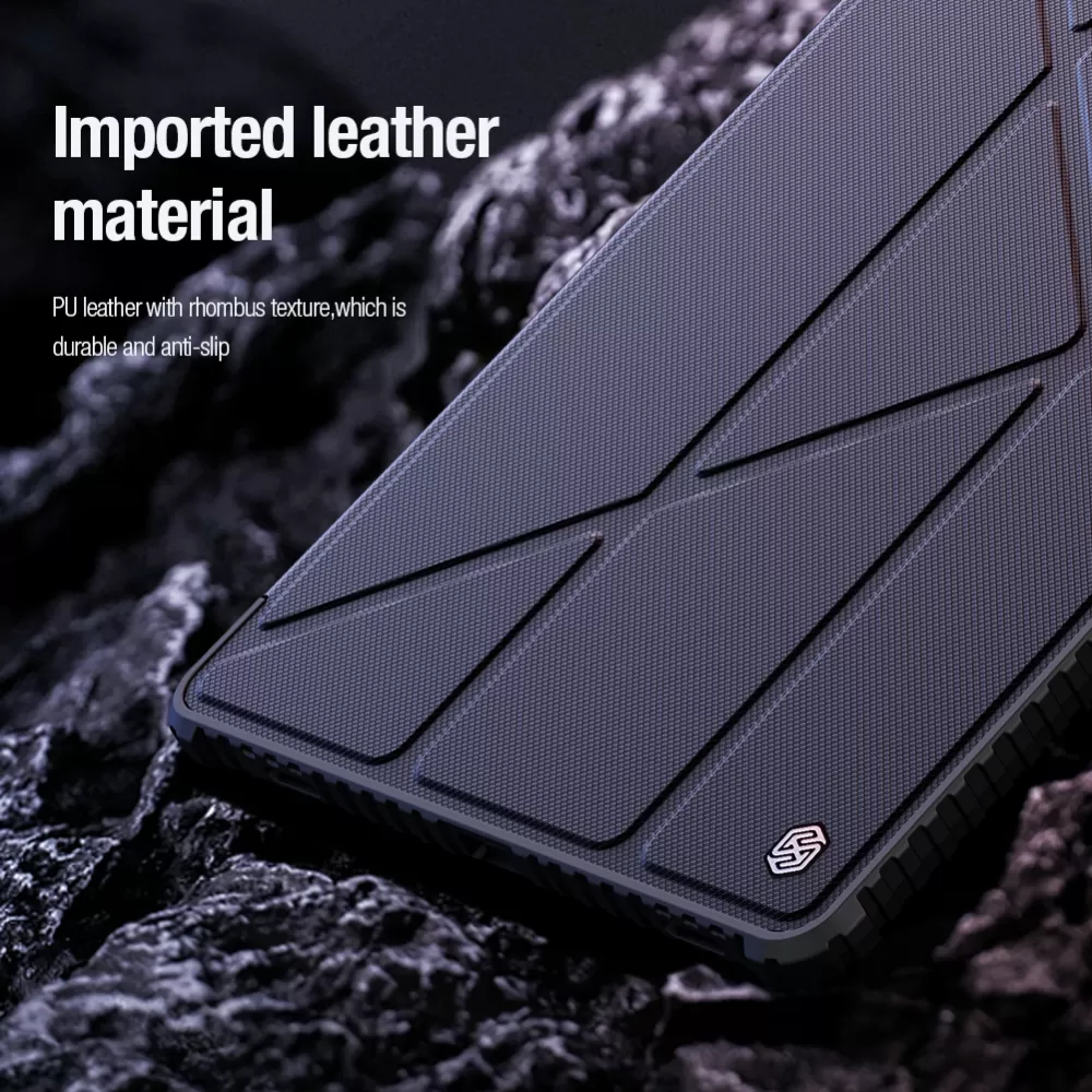 Samsung Galaxy Tab S9 Plus tablet case black NILLKIN BUMPER LEATHER PRO