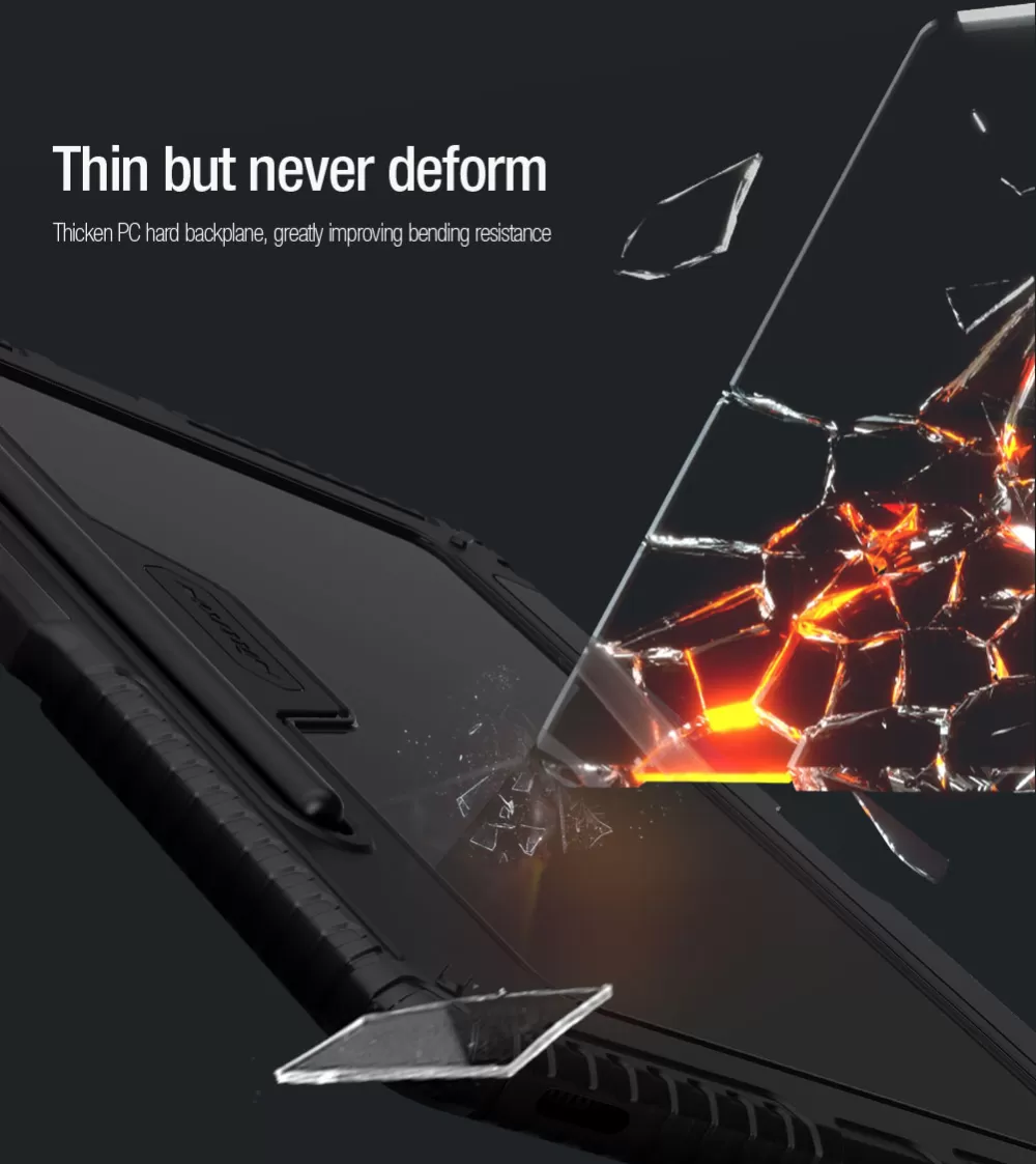 Samsung Galaxy Tab S9 Plus tablet case black NILLKIN BUMPER COMBO KEYBOARD (BACKLIT VERSION)
