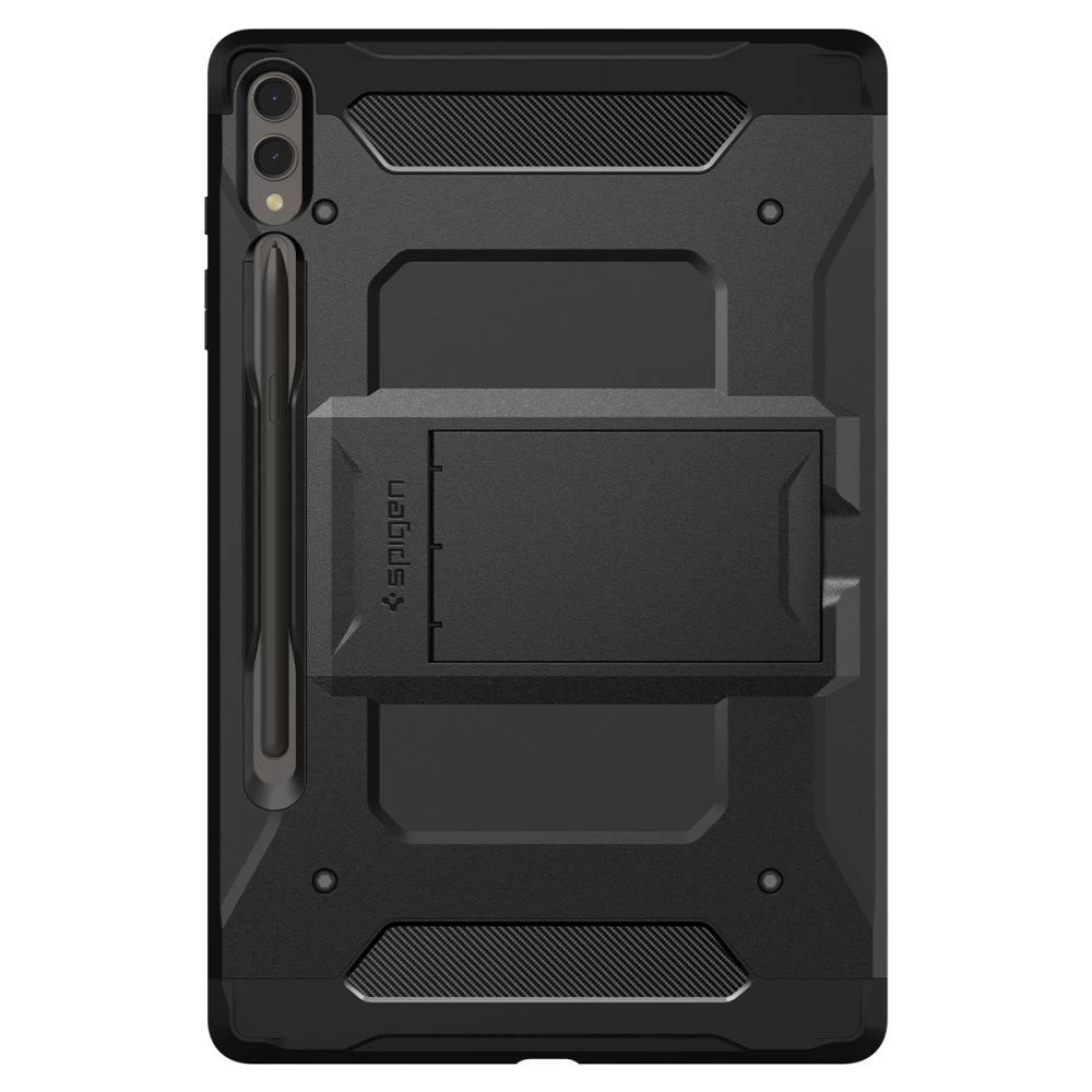 Samsung Galaxy Tab S9 Plus tablet case black SPIGEN TOUGH ARMOR ”PRO” (12.4)