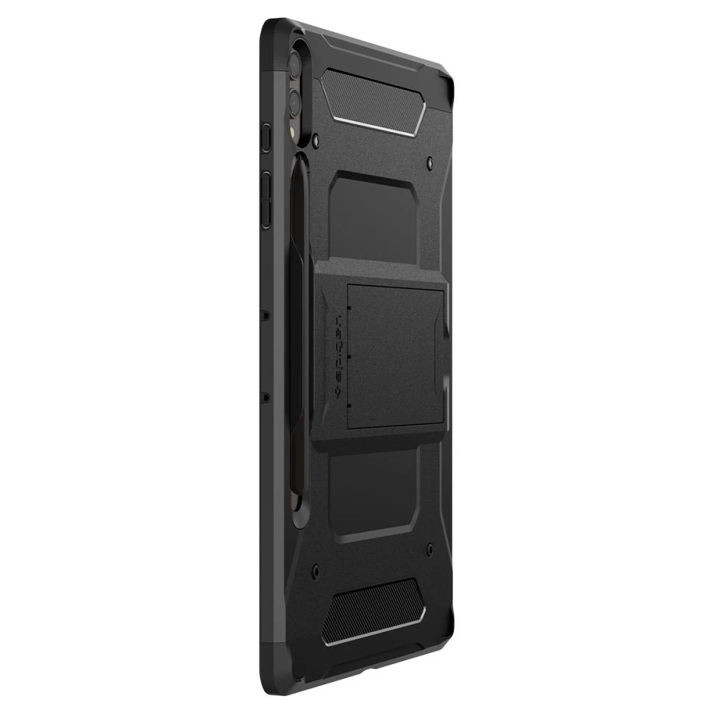 Samsung Galaxy Tab S9 Plus tablet case black SPIGEN TOUGH ARMOR ”PRO” (12.4)