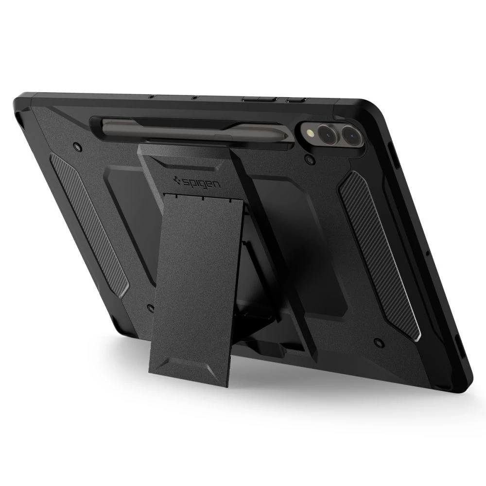 Samsung Galaxy Tab S9 Plus tablet case black SPIGEN TOUGH ARMOR ”PRO” (12.4)