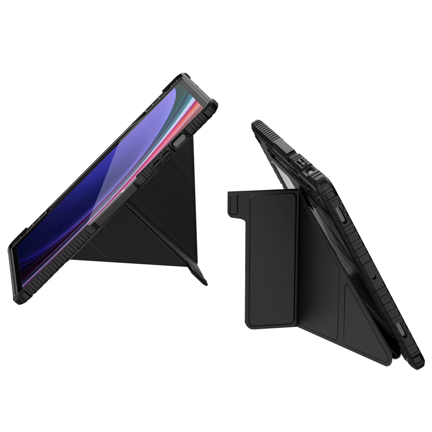 Samsung Galaxy Tab S9 Plus tablet case black NILLKIN BUMPER LEATHER PRO
