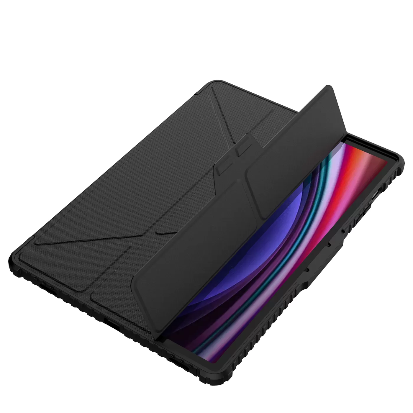 Samsung Galaxy Tab S9 Plus tablet case black NILLKIN BUMPER LEATHER PRO