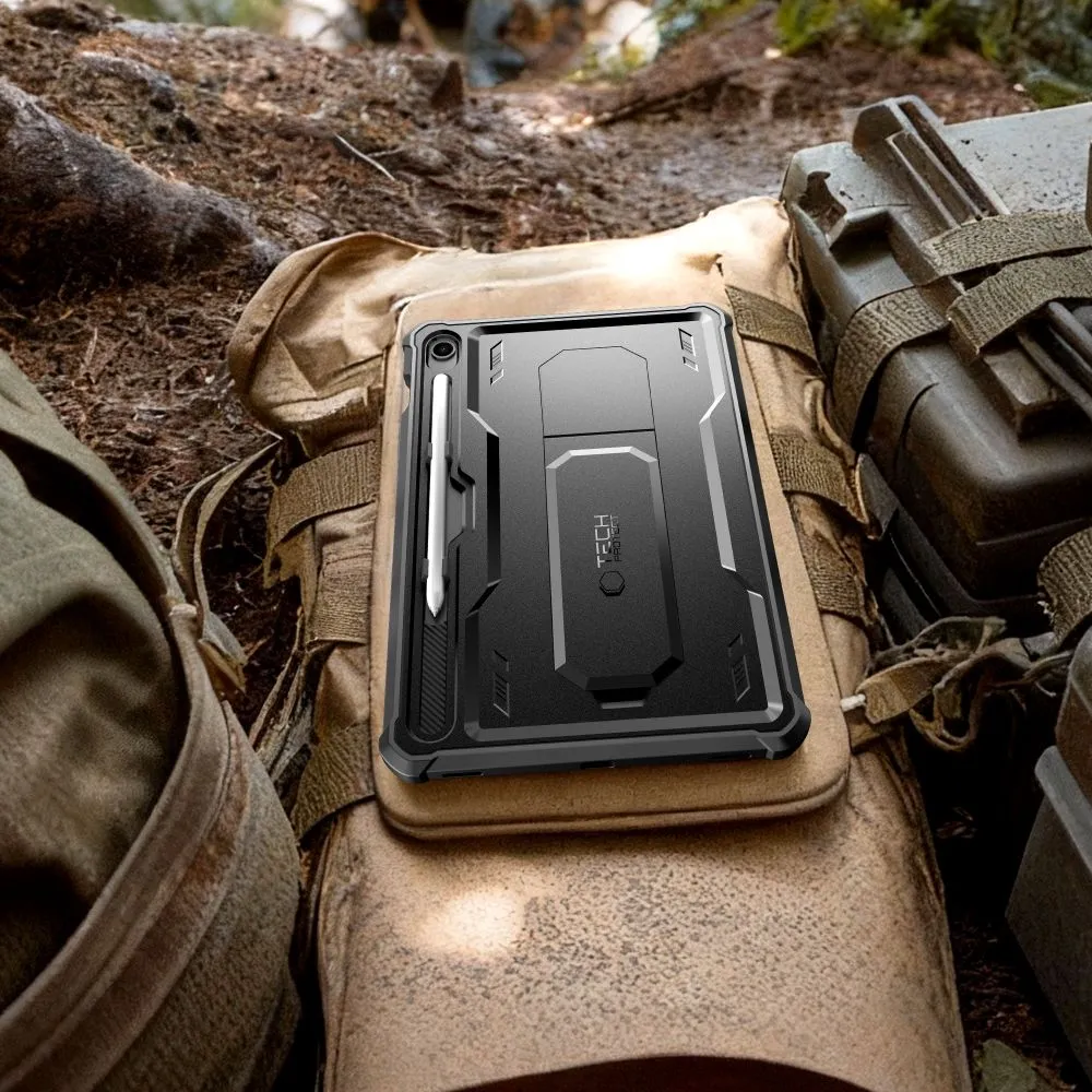 Samsung Galaxy Tab S9  melns TECH-PROTECT KEVLAR PRO