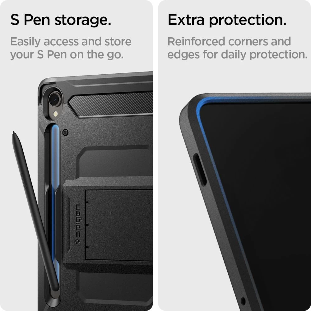 Samsung Galaxy Tab S9 Planšetės dėklas Juoda SPIGEN TOUGH ARMOR ”PRO” (11.0)