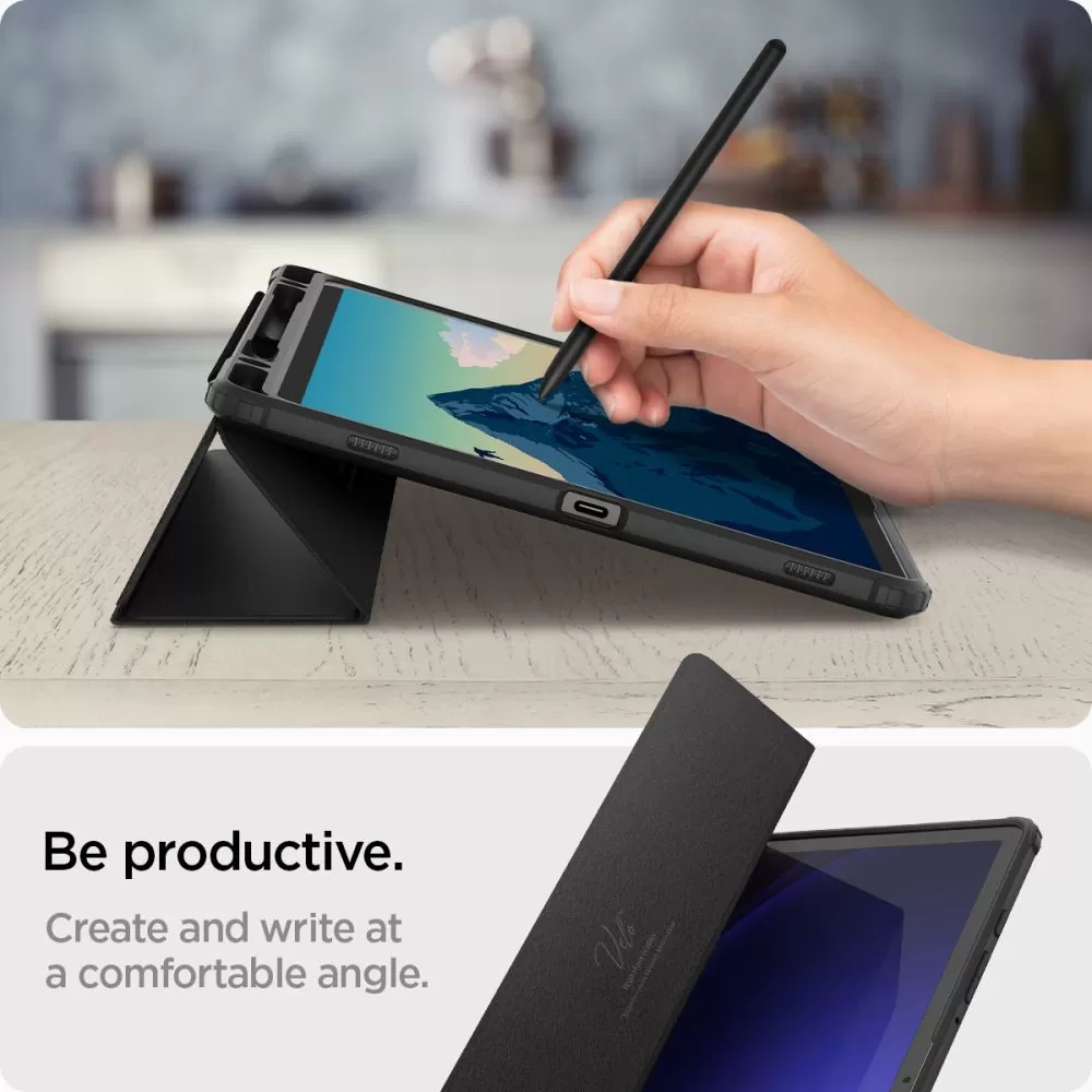 Samsung Galaxy Tab S9 Planšetės dėklas Juoda SPIGEN ULTRA HYBRID ”PRO” (11.0)