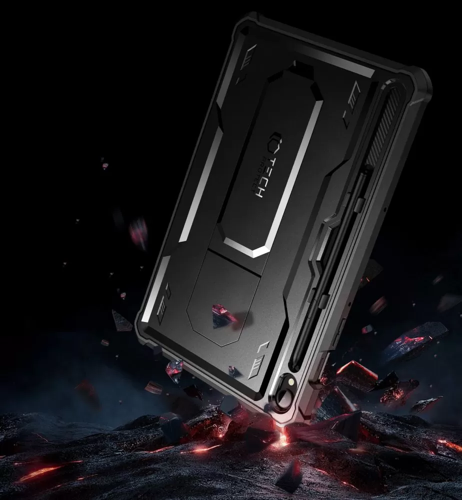Samsung Galaxy Tab S9 Planšetės dėklas Juoda TECH-PROTECT KEVLAR PRO (11.0)