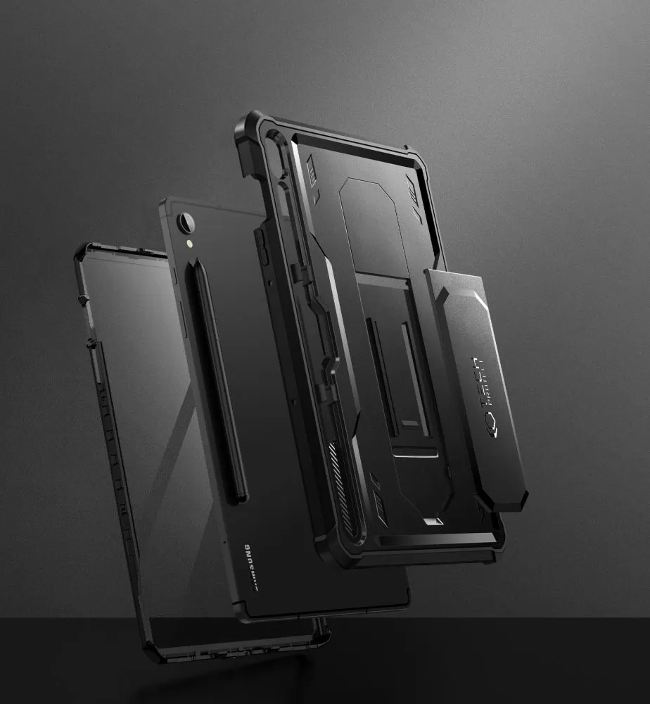 Samsung Galaxy Tab S9 Planšetės dėklas Juoda TECH-PROTECT KEVLAR PRO (11.0)