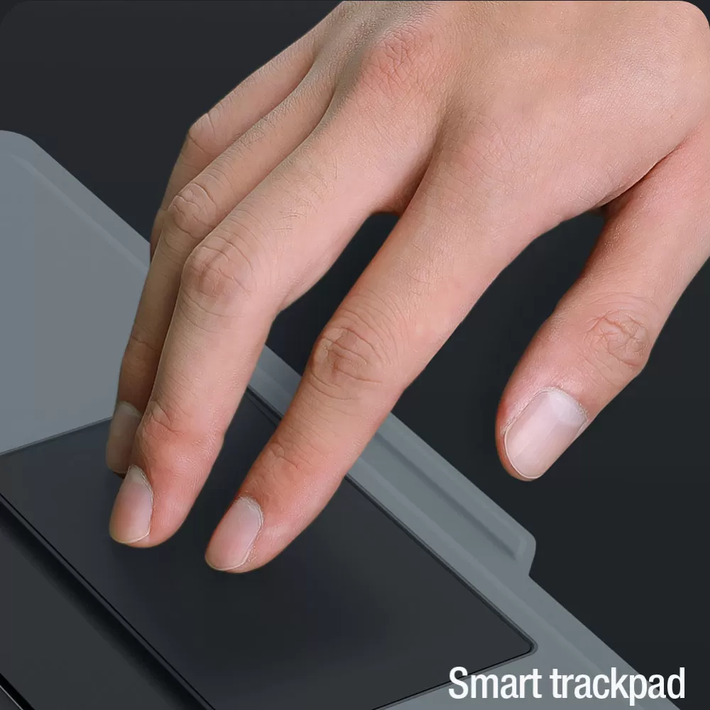 Samsung Galaxy Tab S9 Planšetės dėklas Juoda NILLKIN BUMPER COMBO KEYBOARD (BACKLIT VERSION)