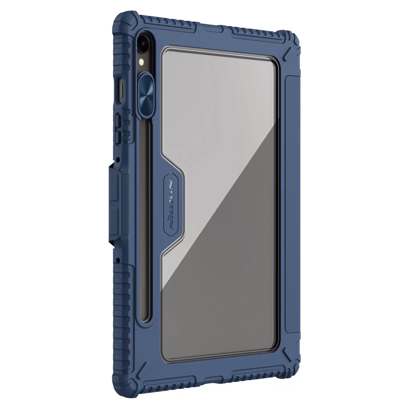 Samsung Galaxy Tab S9 Planšetės dėklas mėlyna NILLKIN BUMPER LEATHER PRO