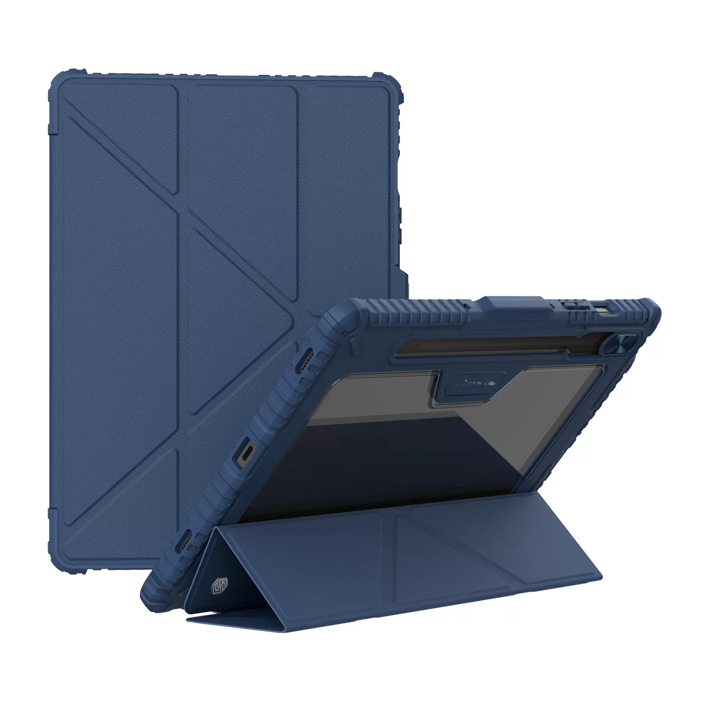 Samsung Galaxy Tab S9 Planšetės dėklas mėlyna NILLKIN BUMPER LEATHER PRO