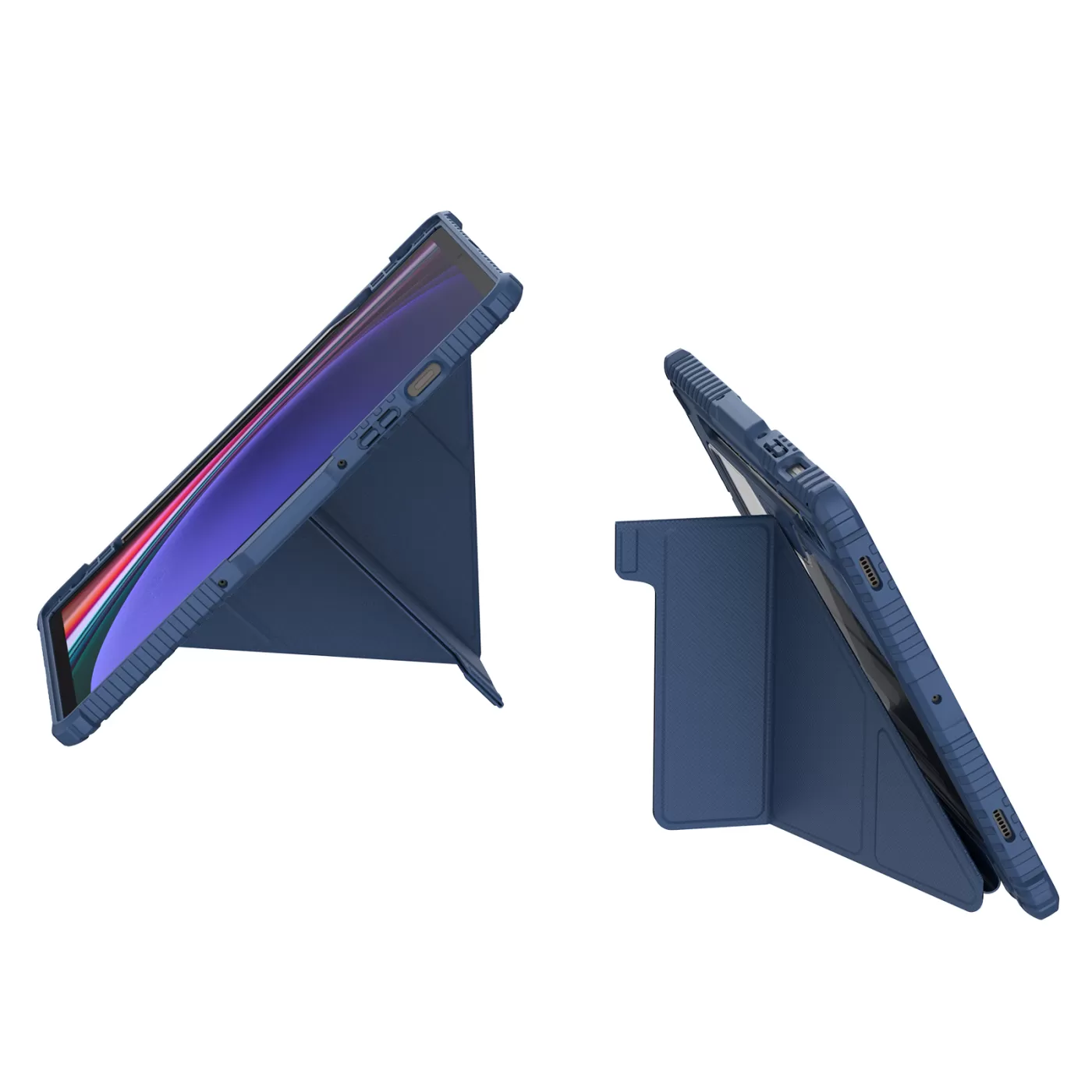Samsung Galaxy Tab S9 Planšetės dėklas mėlyna NILLKIN BUMPER LEATHER PRO