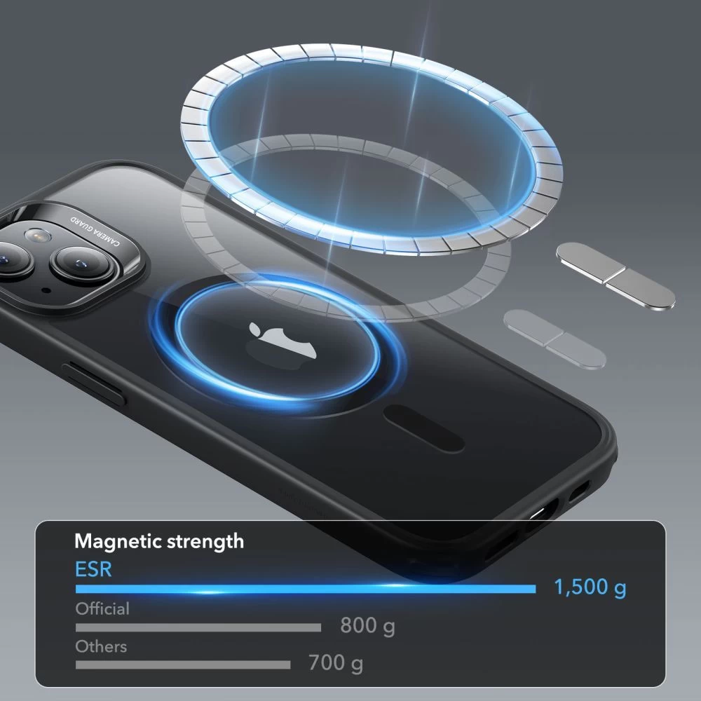 Apple iPhone 15 ümbris  ESR CLASSIC HYBRID HALOLOCK MAGSAFE