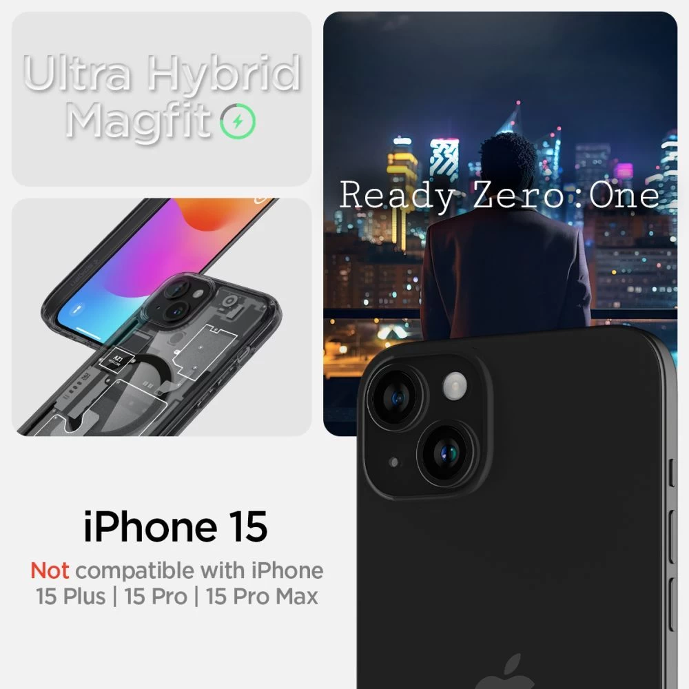 Apple iPhone 15 ümbris  SPIGEN ULTRA HYBRID MAG MAGSAFE