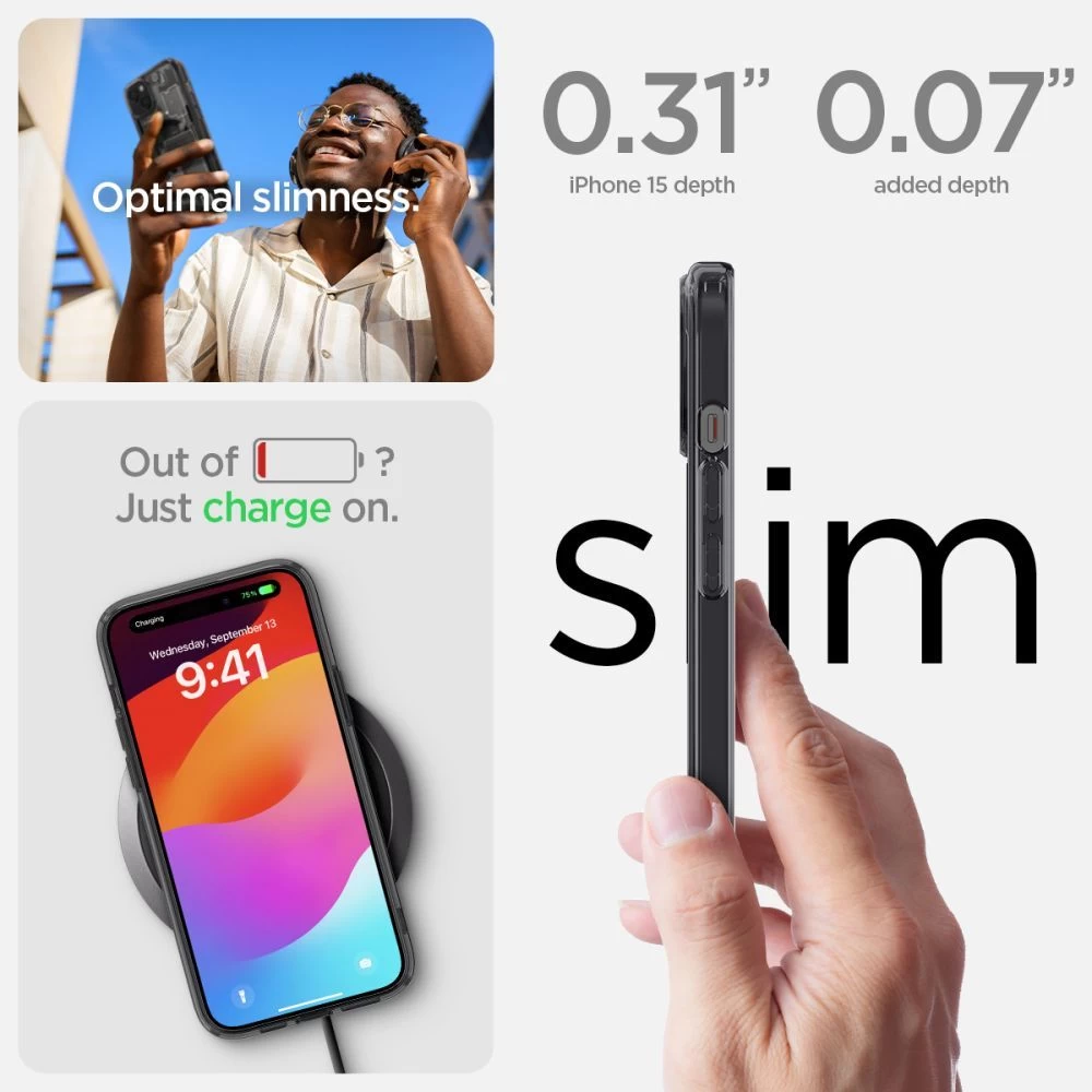 Apple iPhone 15 ümbris  SPIGEN ULTRA HYBRID MAG MAGSAFE