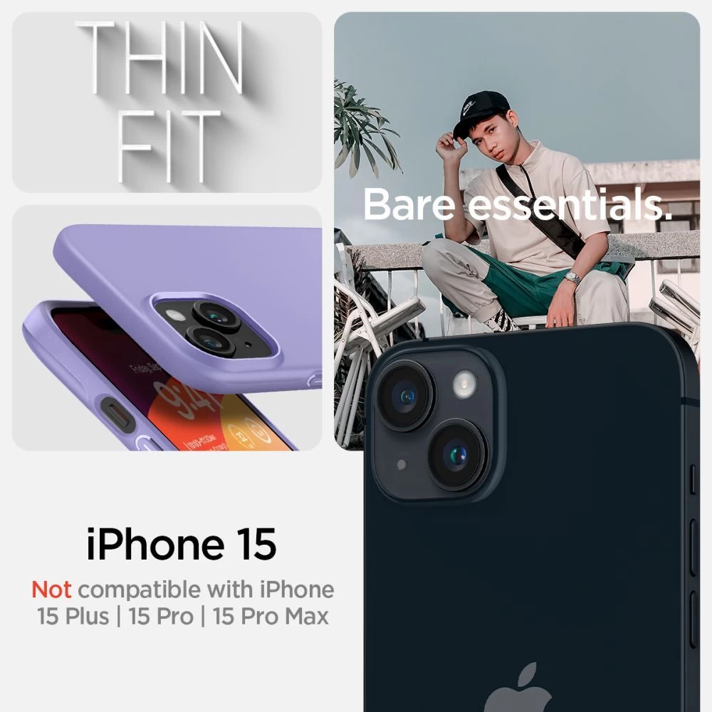 Apple iPhone 15 ümbris  SPIGEN THIN FIT